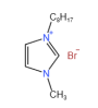1-辛基-3-甲基咪唑溴鹽結構式